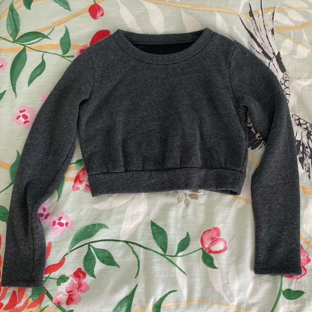 ALO Yoga Dark Gray Sweatshirt